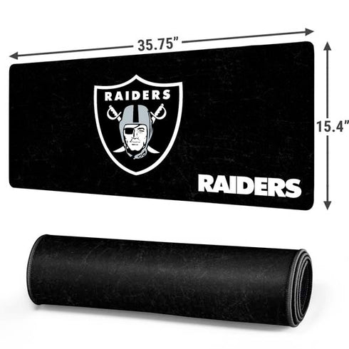 NFL Las Vegas Raiders Distressed Gaming Mouse Pad